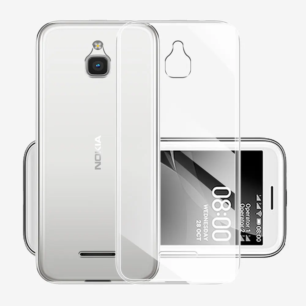 Ultra Thin Silicone Soft TPU Clear Back Case Cover - 2.8