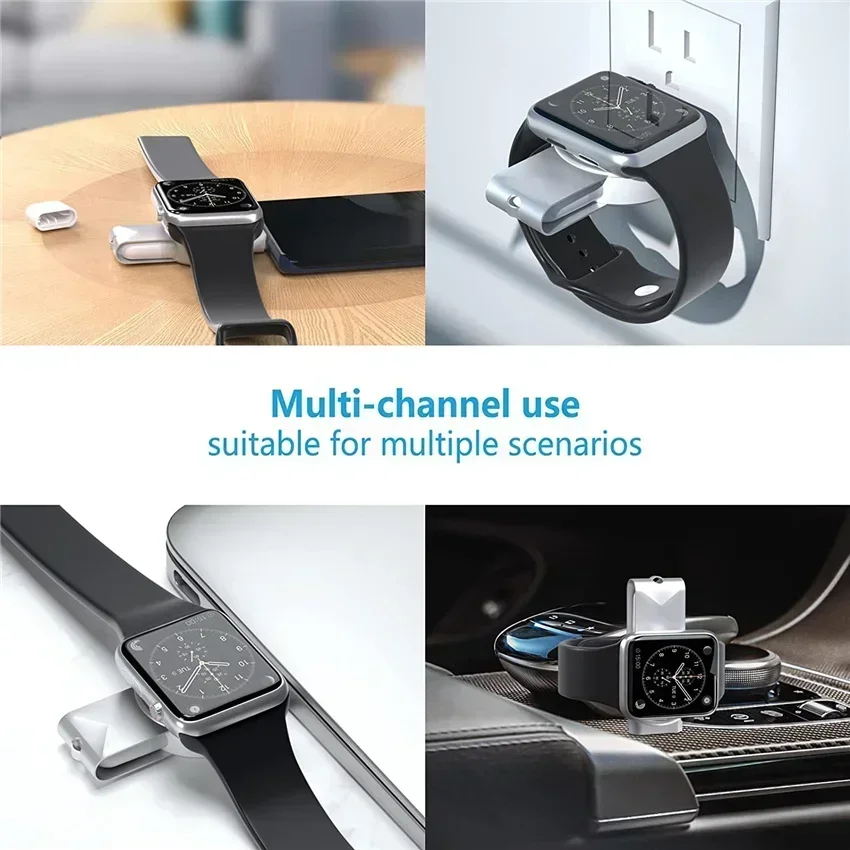 Wireless Charging Dock for Apple Watch with USB Type C