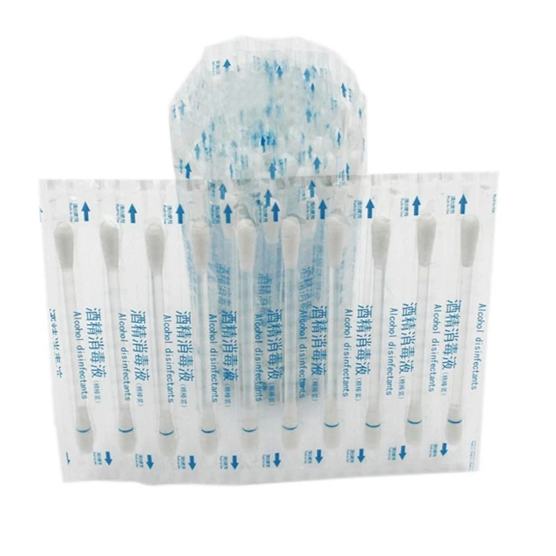 Disposable Medical Alcohol Stick Disinfected Cotton Swab Emergency Car 30Pcs/Set disposable alcohol cotton swab