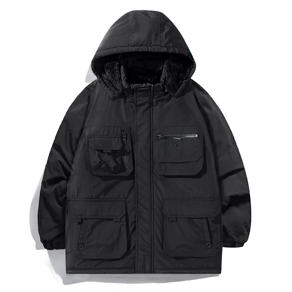 Casual Jacket Man Clothes Jackets Man Parka Men Tactical Jacket Military Retro Windbreak Oversize Techwear Sport