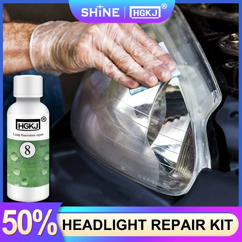 Headlight Restoration Kit Headlight Polish Car Light Repair Cleaner Kit