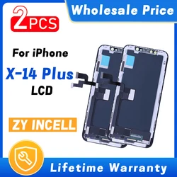 2Pcs Incell LCD Display For iPhone 11 X XS Max XR 12 Pro Max Digitizer Assembly For iPhone 12 Mini 13 Replacement Touch Screen