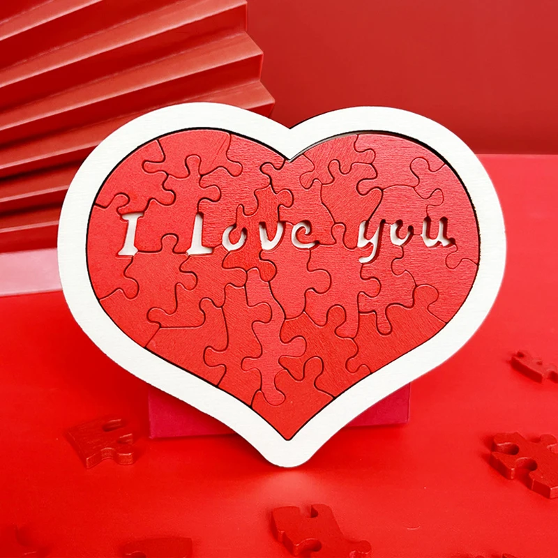 Valentine's Day Heart-Shaped Love Puzzle - DIY Romantic Gift