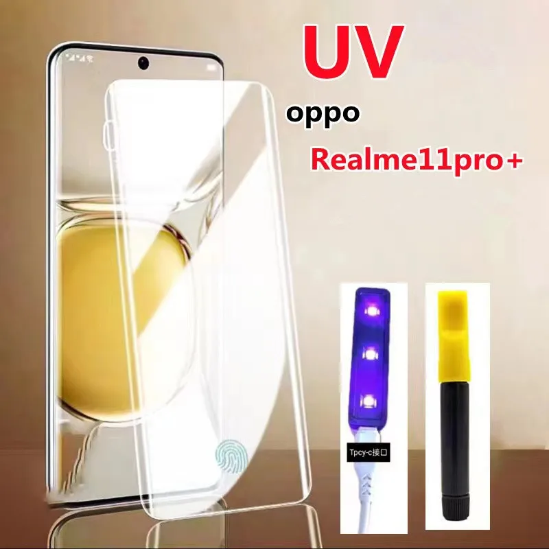 Vetro Temperato Uv Per Realme 11 Pro Plus 11 10 Pro Screen Protector Su Realme 11 Pro + 11Pro 10 Pro Plus Realme 11 Film