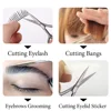 1Pcs Facial Hair Beard Scissors for Mustache, Nose, Eyebrows and Nail Cutting Scissors Stainless Steel Trimming Makeup Scissors 2