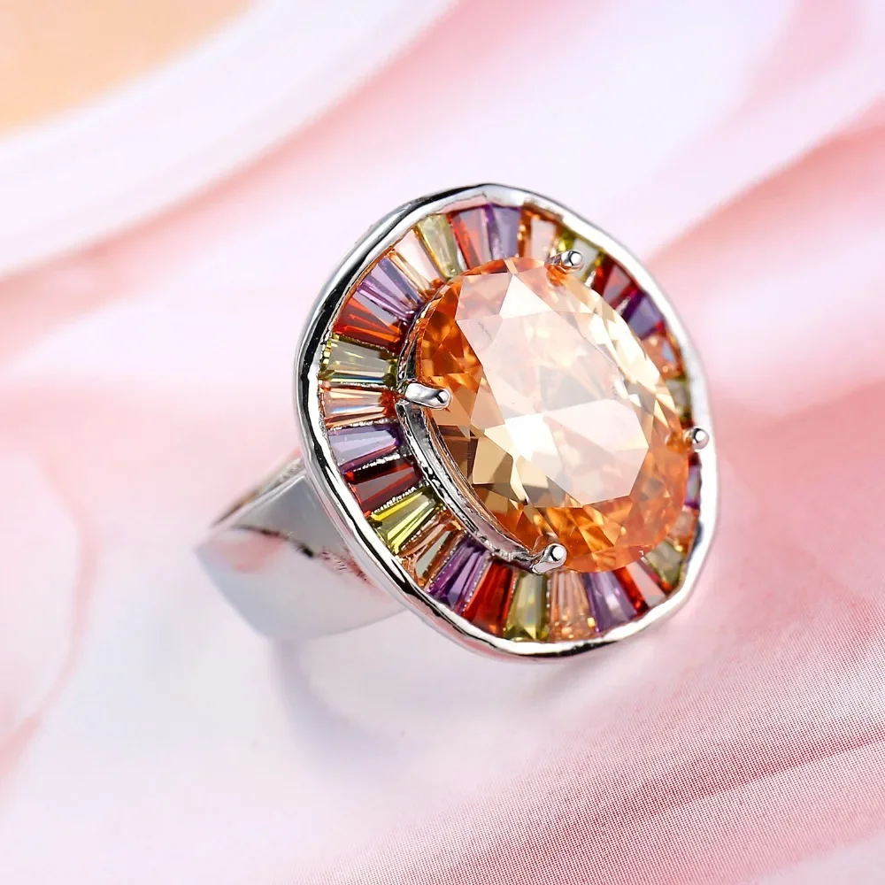 925 Sterling Silver CZ Finger Rings for Women Party Gift wedding rings silver rings silver ring