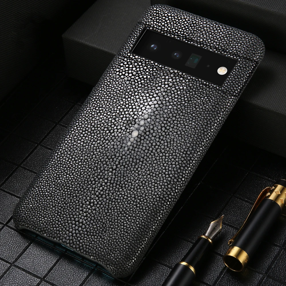 

Оригинальный чехол для телефона из натуральной кожи стинсера для Google Pixel 7 6 Pro 6A 5A 5 чехол из натуральной кожи с рыбьей жемчужиной полузакрывающийся бронированный задний Чехол
