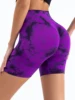 84532-ec75f7.jpg Shorts de yoga taille haute tie-dye pour femmes, shorts de sport côtelés sans couture, leggings de fitness à compression à séchage rapide