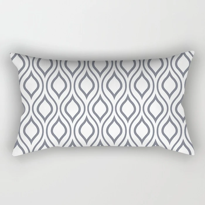 Nordic Geometric Grey White Square Pillowcase Home Decor Living Room Sofa Cushion Cover For Bedroom Living Room Office Garden 6