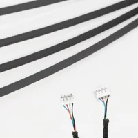 35/75/110cm RGB 64 Colors Acrylic Strip Car LED Ambient Light Parts Replacement Accessories (4 wires 4 pins) - Image 4