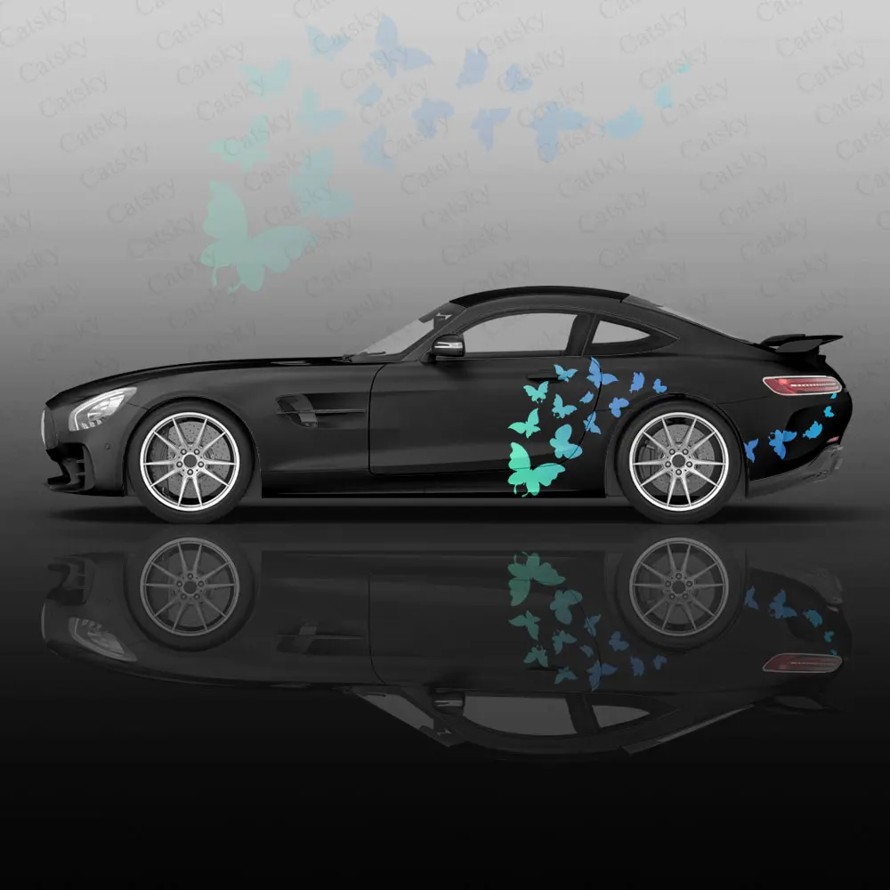 

Butterfly Design Car Body Stickers Itasha Vinyl Car Side Decal Sticker Car Body Sticker Car Decor Stickers