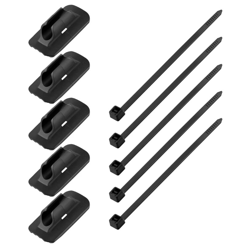 

5Pcs Cable Buckle Bike Oil Tube Fix Clamp Bicycles Brake Cable Line Fixed Base