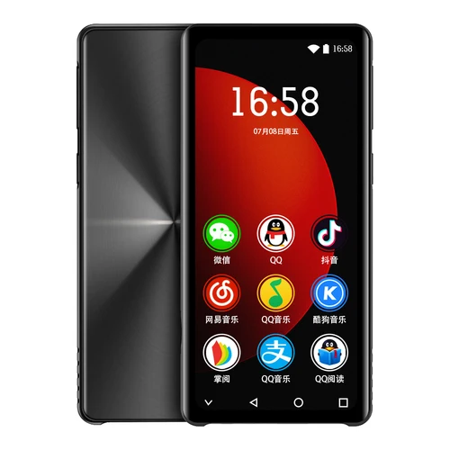 Yophoon-4 인치 M18 안드로이드 8.1 와이파이 MP3 MP4 플레이어, 블루투스 5.0 풀 터치 IPS 화면 FM, 레코더, 브라우저, 최대 256GB 2