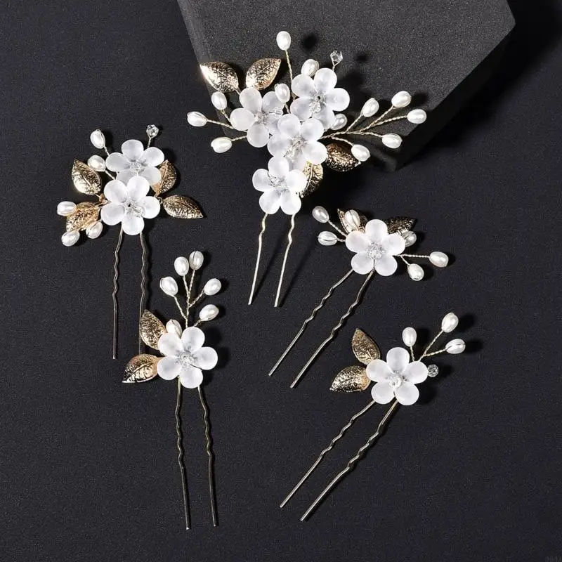 Pack Of 15 Wedding Hair Accessories Set UShape Hair Clip Side Pin With Pearls And Rhinestones For Bride And Bridesmaid 964A