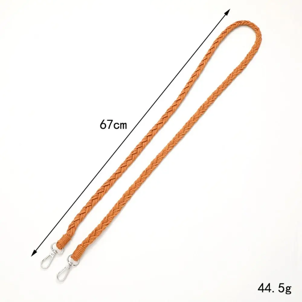 Handwoven Braided Crossbody Bag Strap with Anti-Loss Phone Holder