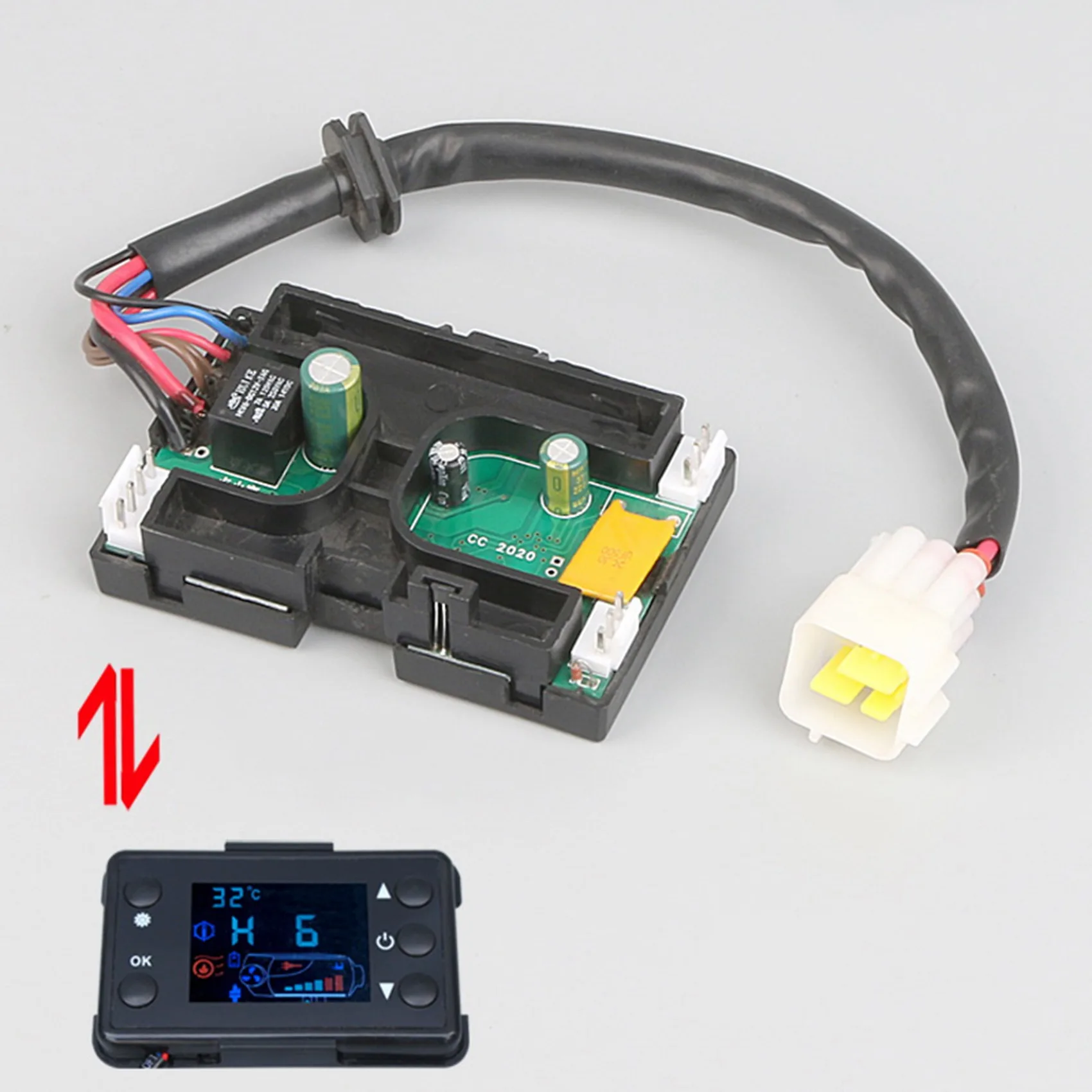 12V 5KW Circuit Board Main Motherboard Controller for Air Parking Heater Air Diesels Heater Car Motherboard Controller air diesel heater diesel heater car heater accessories