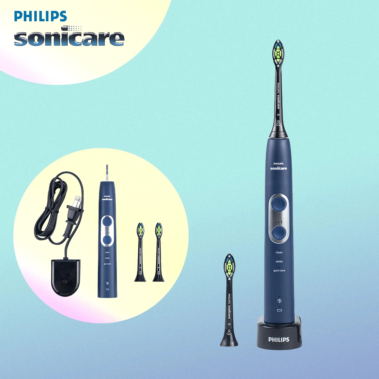 

Philips Sonicare ProtectiveClean 6100 перезаряжаемая электрическая зубная щетка, белая, HX6871