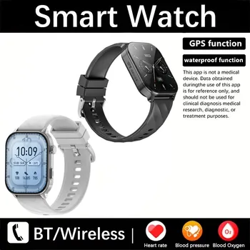 Smartwatch Impermeabile, GPS Integrato, Monitoraggio Frequenza Cardiaca, (Supporta Chiamate e Risposte alle Chiamate) Smartwatch Sportivo per Uomo e Donna