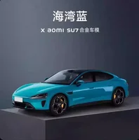 Diecast 1/24 Model Car Play Vehicles Su7 Model Car Toys for Boys Gift Xiaomi Su7 Simulation Model Decoration 1