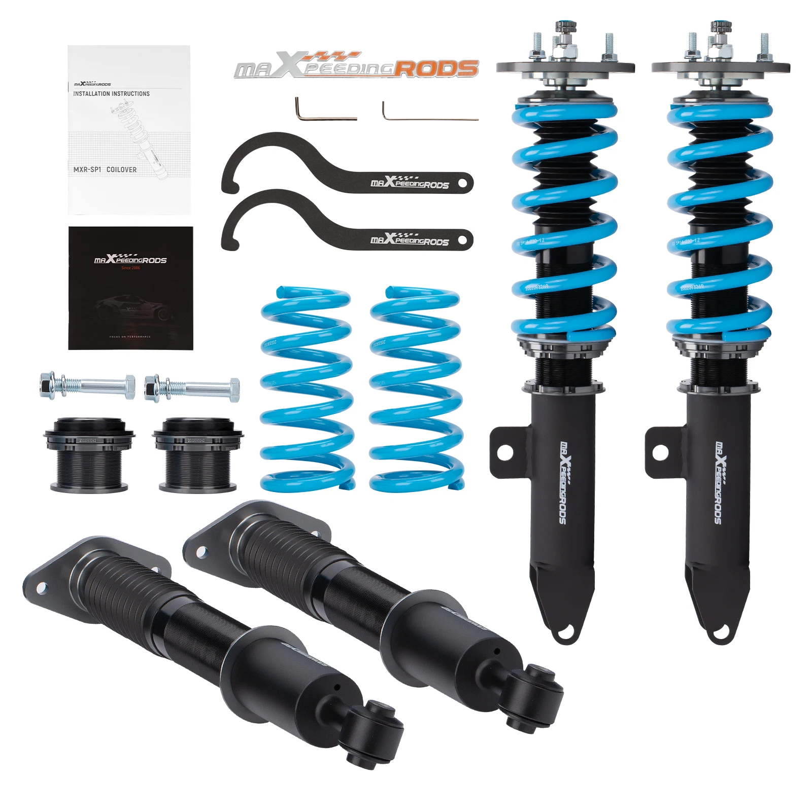 24 Damping Level Coilover Lowering Kit For Chrysler 300C LE,LX Touring 3.5 04-10