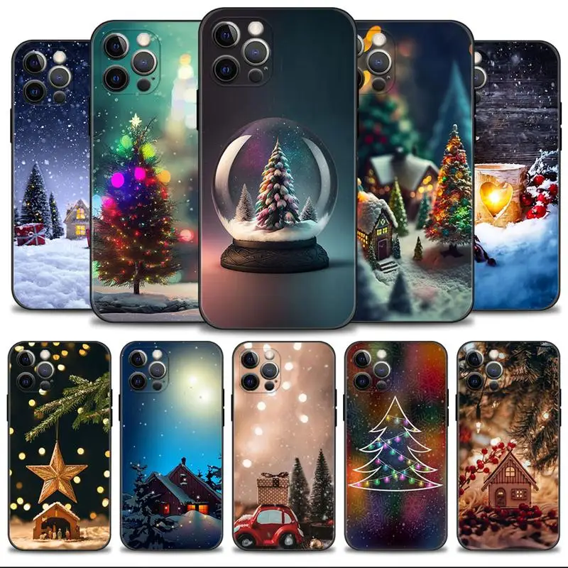 Merry Christmas Tree Musical Box Custodia Per Telefono Per Apple Iphone 15 11 14 13 12 Pro Max 13 12 Mini Xr X Xs 7 8 Cover In Silicone