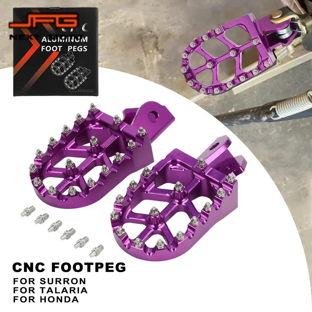 Motorrad CNC Fußrasten ruht Fußrasten ruht Pedale Für TALARIA Sur Ron Light Bee X/S Für Honda CRF150F/230F Elektrische Dirt Bike