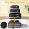 Compressible Packing Travel Storage Bag Cubes Waterproof Lightweigh Suitcase Portable with Handbag Mesh Luggage Organizer Set 1