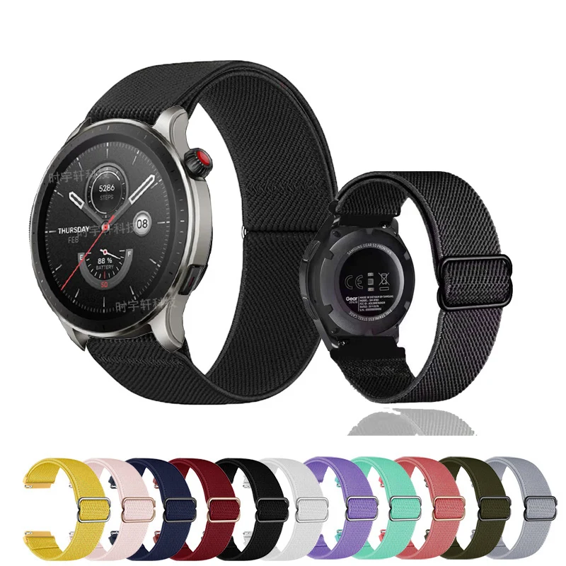 

GTR4 Nylon Strap For Amazfit GTR 3 pro band For Amazfit Pace Stratos Wristband Bracelet For Amazfit GTR 4 3 2 2E 47mm watch band
