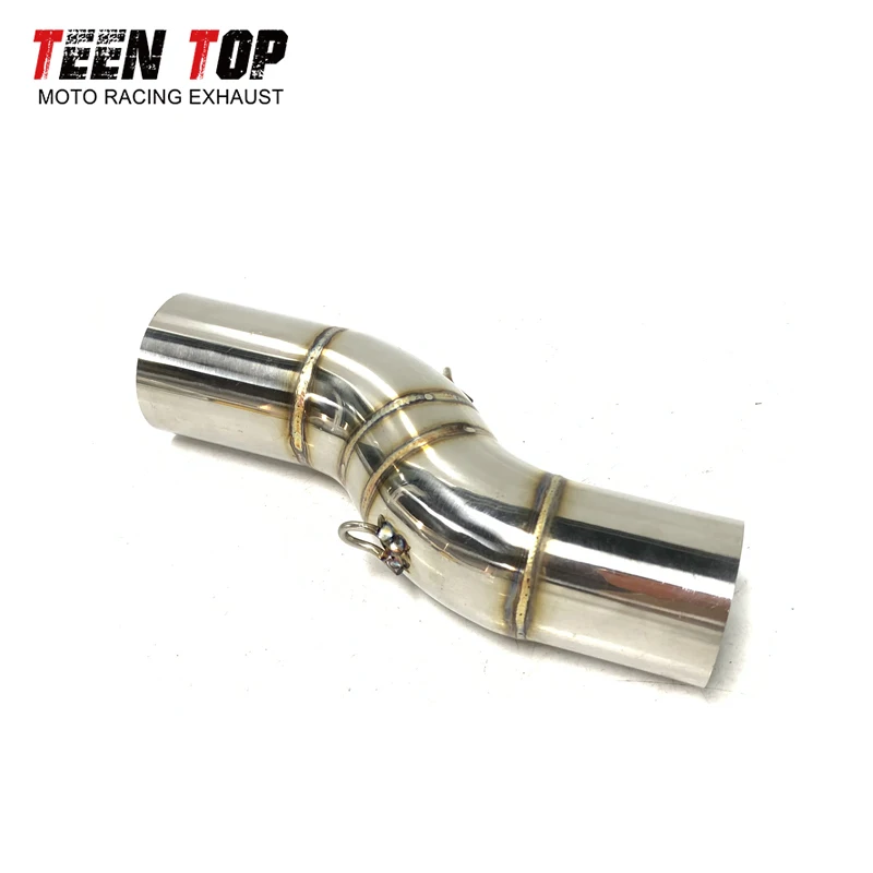 TRK502X Motorcycle Exhaust Modify Middle Link Pipe Escape Moto Racing Modified Slip-On For Benelli TRK 502 X TRK 502X 2018-2021 - Image 4