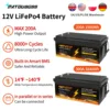 DATOUBOSS 12V200Ah300Ah LiFePO4 Battery High Capacity 2560Wh3840Wh Long Life 8000+Cycles  ABS Solar RV Off Grid Power Battery 1