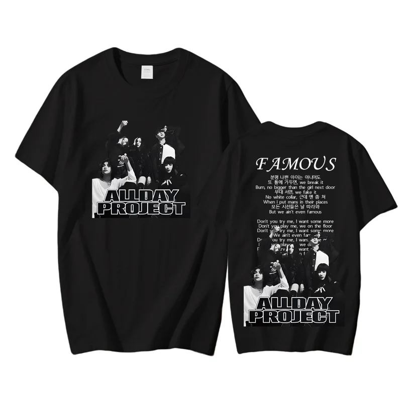 ALLDAY PROJECT BLACK MEMBER NAME Tシャツ ALLDAY PROJECT BLACK