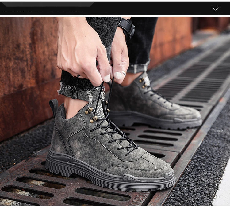 Warm Work Boots For Men Velvet Lined Winter Shoes Cold Resistant_voghion.com