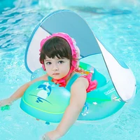 New Upgrades Cute Baby Swimming Float Inflatable Floating Kids Swim Ring Circle Bathing Summer Toys Trainer Float 2