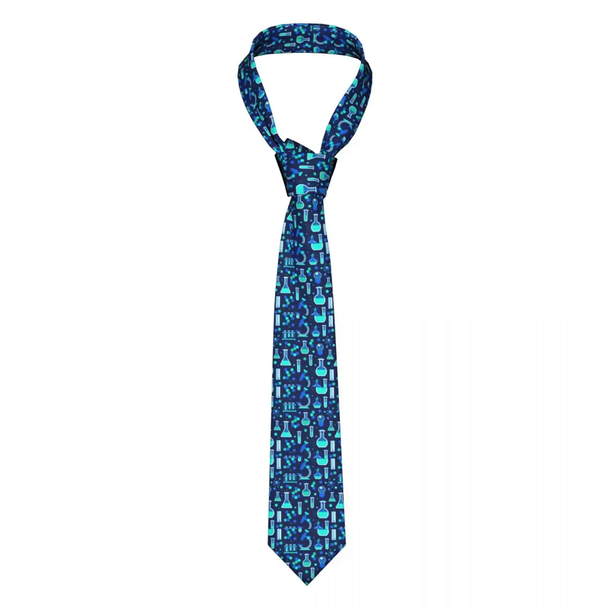 Neck Tie Science Stuff Chemistry Laboratory Necktie Men Personalized Silk Math Physical Chemical Biology for Wedding