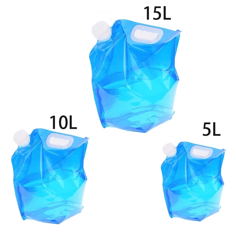 5L 10L 15L 접이식 물주머니 휴대용 야외 여행 캠핑 등산 Fortable 등산 물 저장 가방 동결 가능 54DC