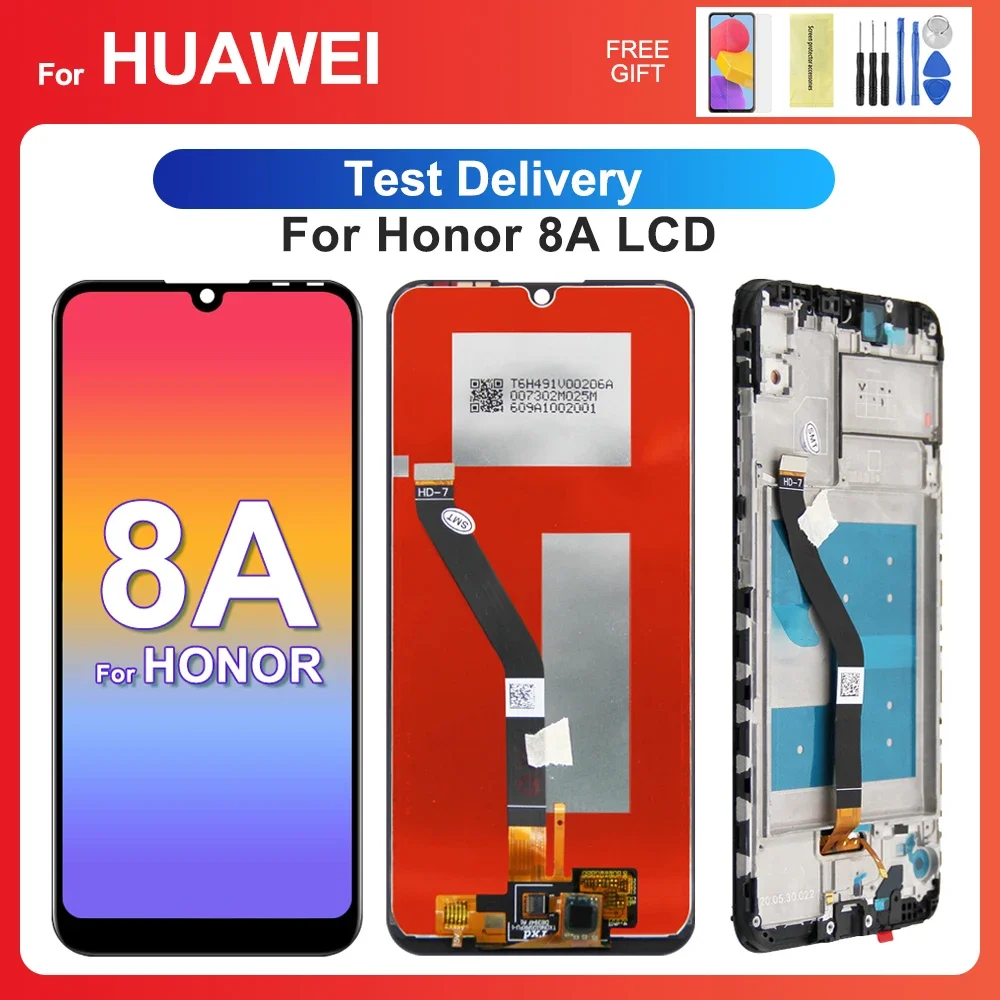 

Для HUAWEI Honor 8A 6,09 ''для Honor Play 8A JAT-L09 L29 ЖК-дисплей сенсорный экран дигитайзер в сборе Замена