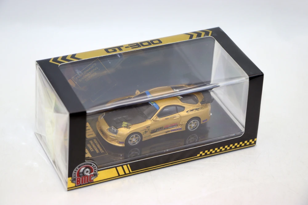 New 2024 BMC 1/64 Scale Top Secret GT-300 Supra JZA80 Cars HK