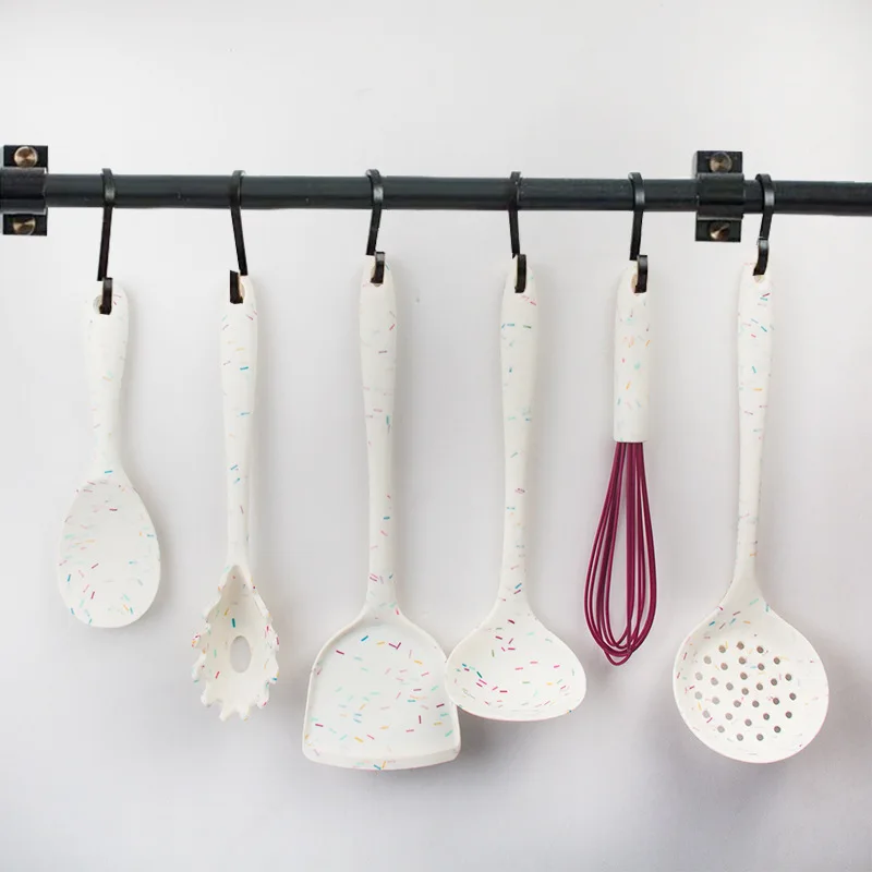 Kitchen Tools Non-stick Spatula Silicone Shovel Heat Resistant Cooking Ladel Colander Spoons Gadgets kitchen utensils