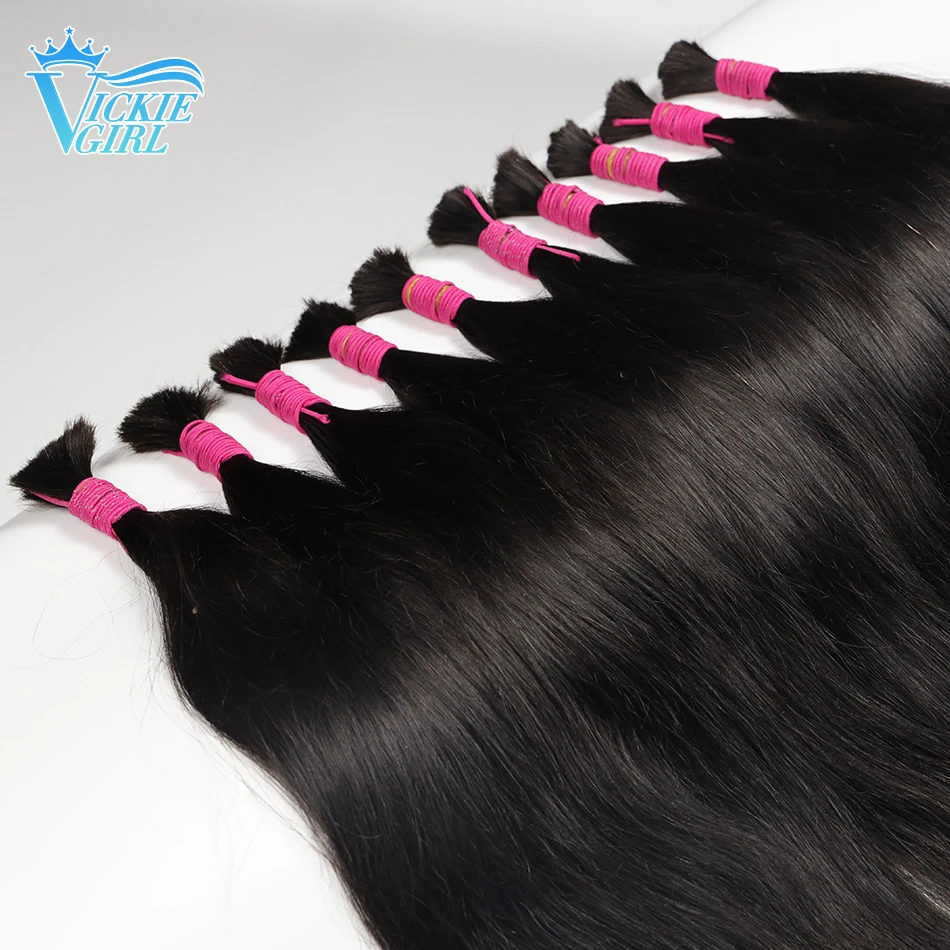 Original Human Hair Bulk Braiding Virgin Natural 100% Human Braiding No Weft Peruvian Hair Bulk Bundles Extensions