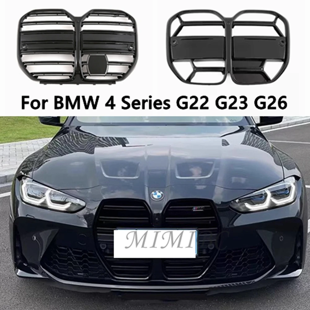BMW 4 시리즈 I4 그릴 G22 G23 G26 프론트 CSL 스타일 M4 그릴 자동차 레이싱 그릴 2021- xDrive 그란 쿠페 카브리오 425i 430i M440i