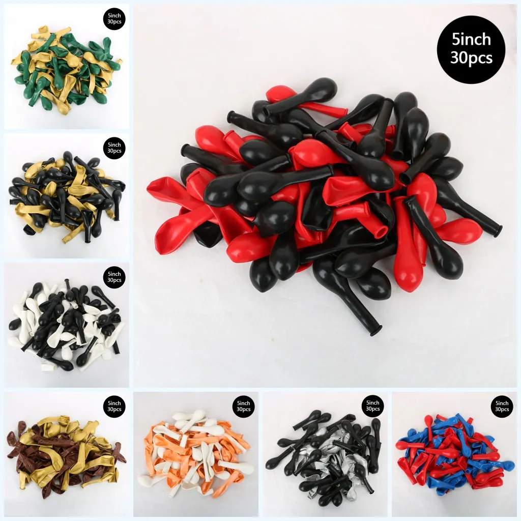 

30pcs 5inch Retro Green Coffee Khaki Red Black Skin Avocado Green Latex Globos for Birthday Decor Wedding Party Decos Balloons