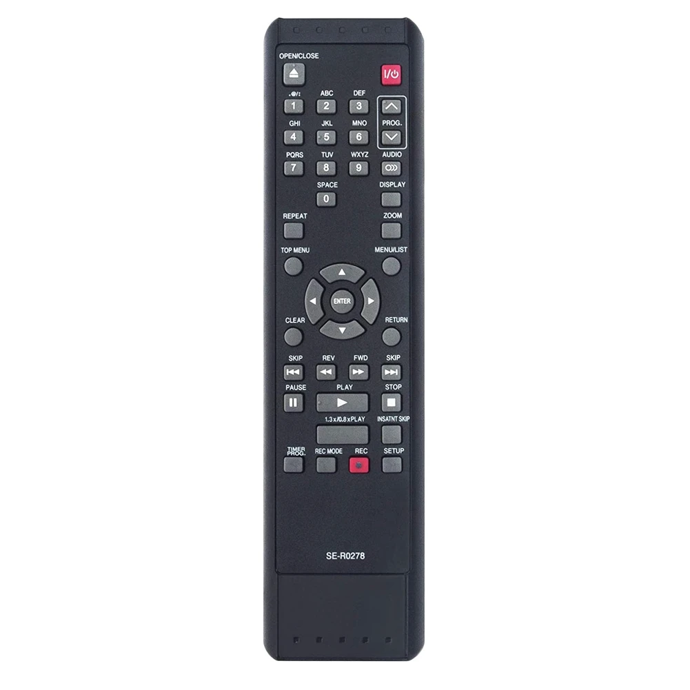 

SE-R0278 SER0278 Remote Control Replacement for Toshiba DVD VCR Player D-R265SR D-R267KR SE R0278