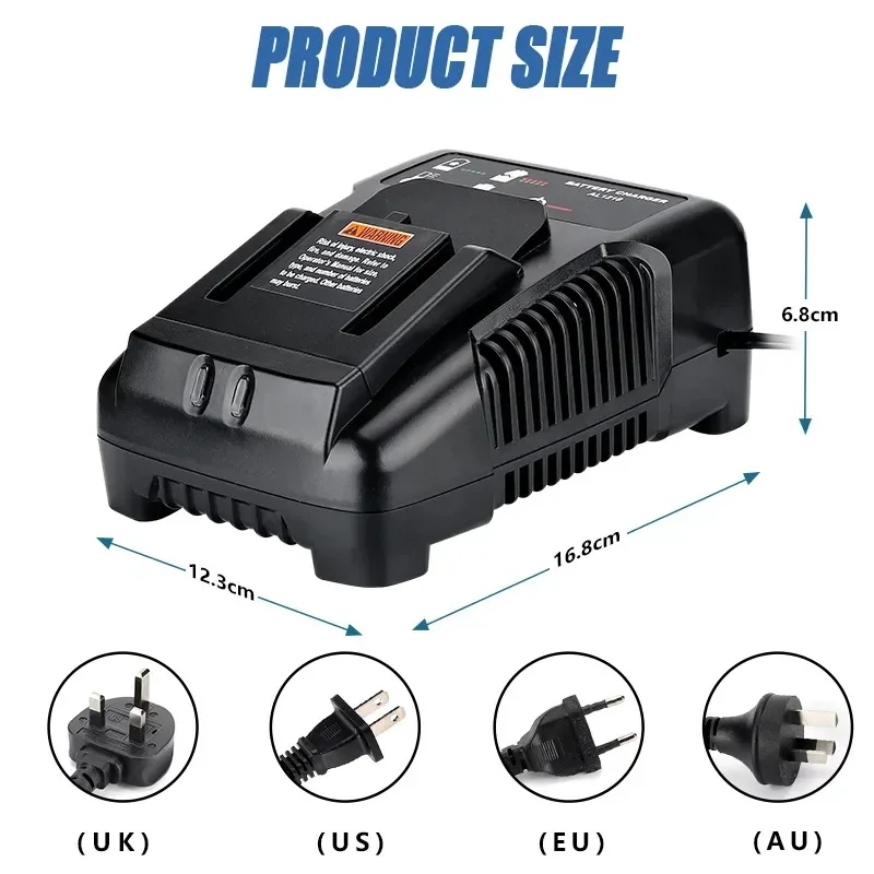 Fast Battery Charger for AEG 14.4-18V Power Tool Lithium Battery L1815G L1820R L