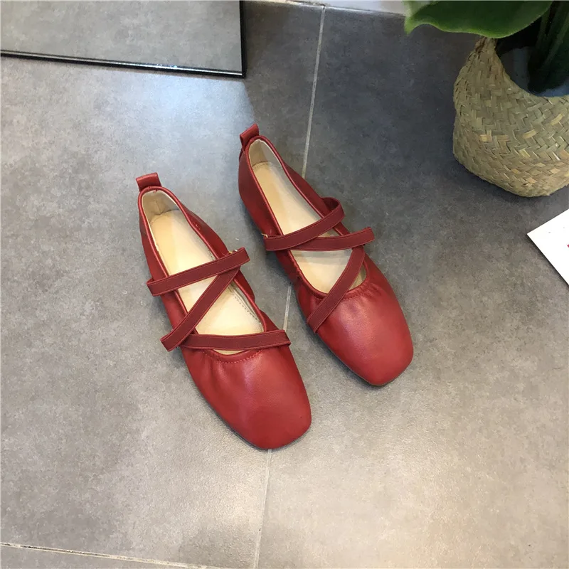 Fashionable Flat Bottom French Small Red Ballet Shoes 2023 New Spring and Autumn Casual Women's Shoes with Shallow Mouth 4