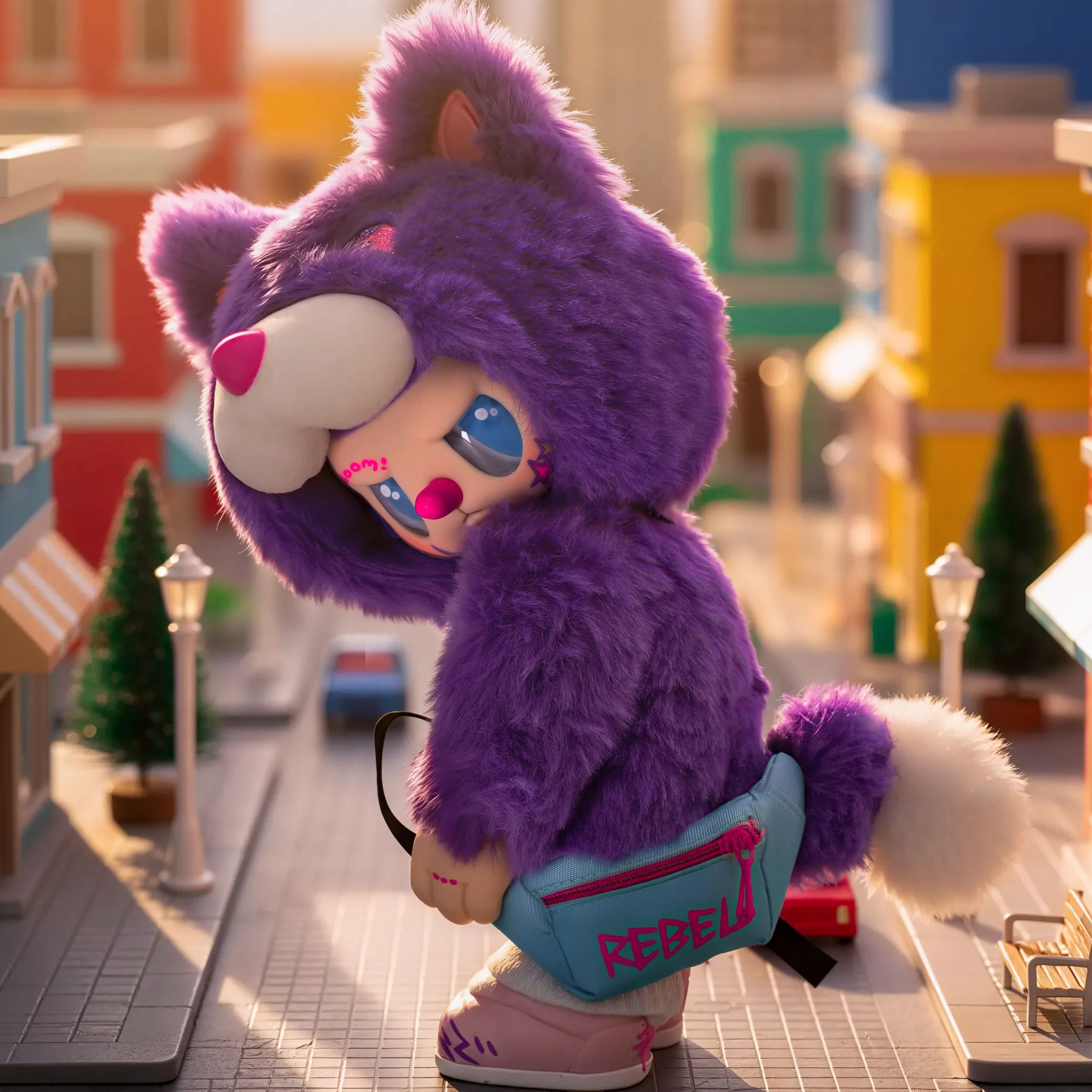 Genuine New Rebel Bear Crossbody Bag Articulated Series Vinyl