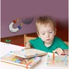 Kids Toys Magnetic Maze Puzzle Game Montessori Toys for Children Animal Wooden Puzzle Board Games Educational Toys for Boys Girl 3