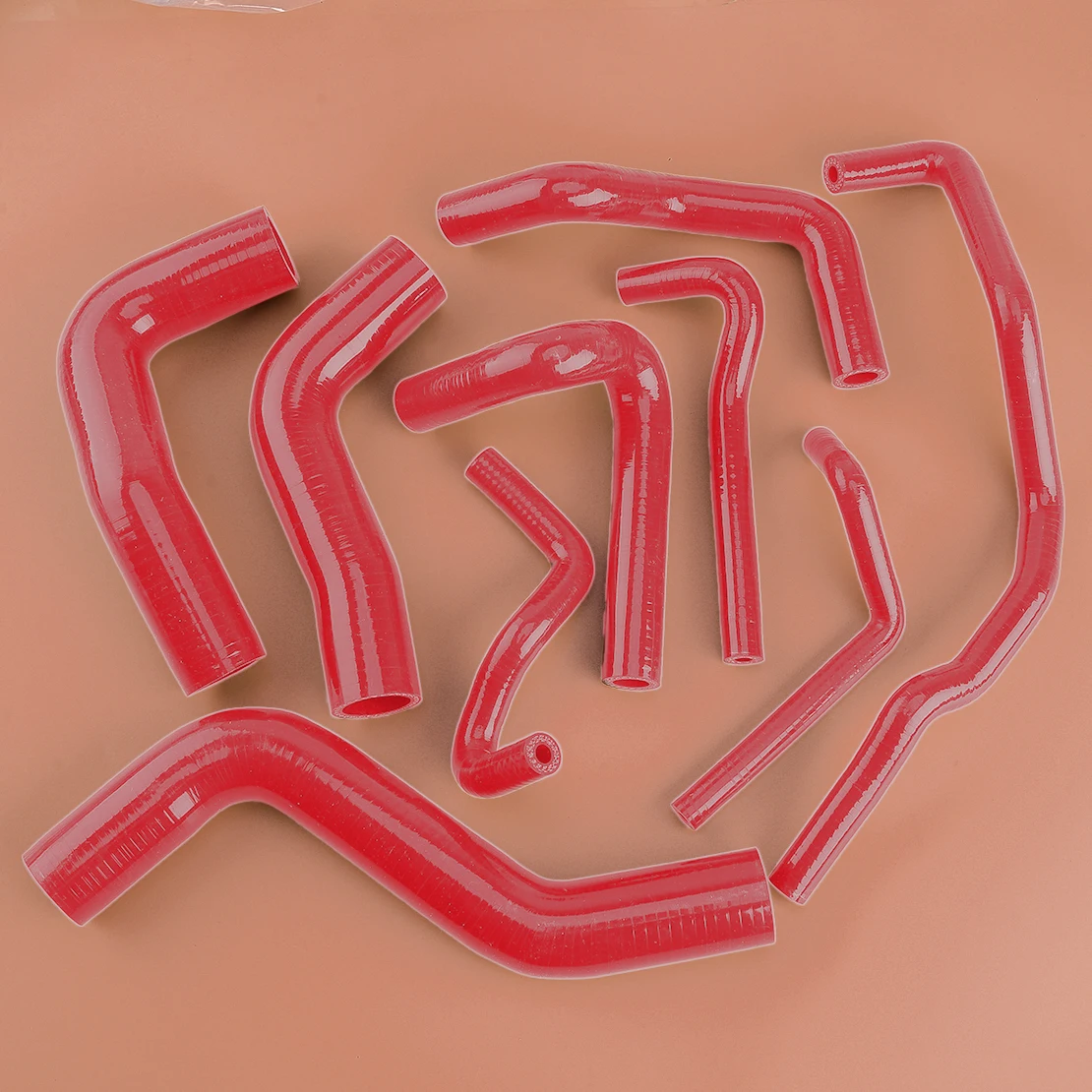 

Red Silicone Car Radiator Heater Hose Kit Fit for Mazda MX-5 MK1 Roadster Miata NA NA6CE B6ZE 1.6L Engine 1989-1995 1996 1997
