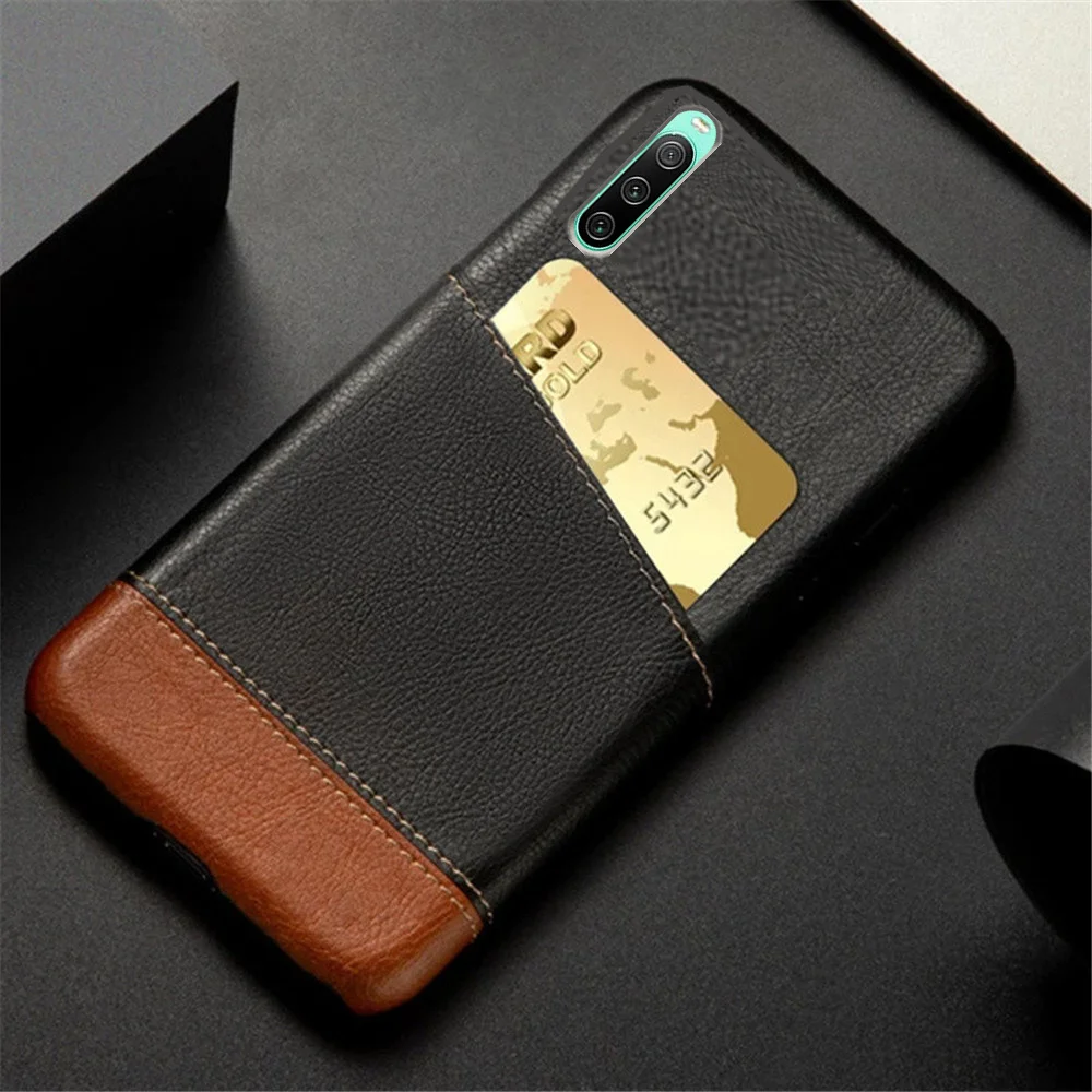 Per Sony Xperia 10 Iv Case Xperia 10 10I 10Ii 10Iii 10Iv Mixed Splice Pu Leather Card Cover Per Sony Xperia 10 Iv Iii Ii Fundas