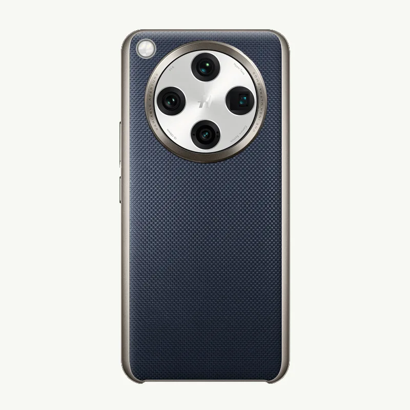 Luxury Vegan Leather Grain Protective Back Cover Case