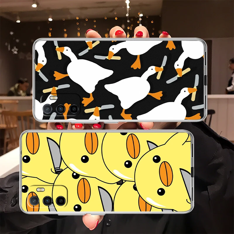 QT17 DUCK Cartoon High-End Phone Case